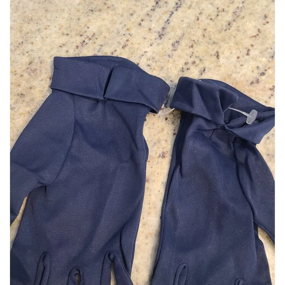 Vintage Womens Size S 6.5 Blue Nylon Formal 8.5